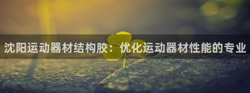 意昂3官方：沈阳运动器材结构胶：优化运动器材性能的专